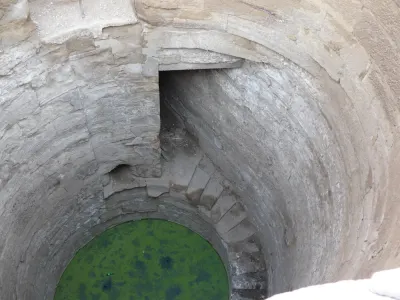 The Nilometer at Kom Ombo Temple, used to measure the height of the annual Nile flood